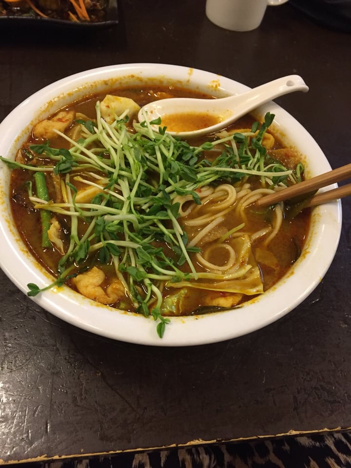 photo of Organic Vegetarian Fresh Mart and Restaurant Curry Soya Soup shared by @errortotal on  18 Jan 2020 - review