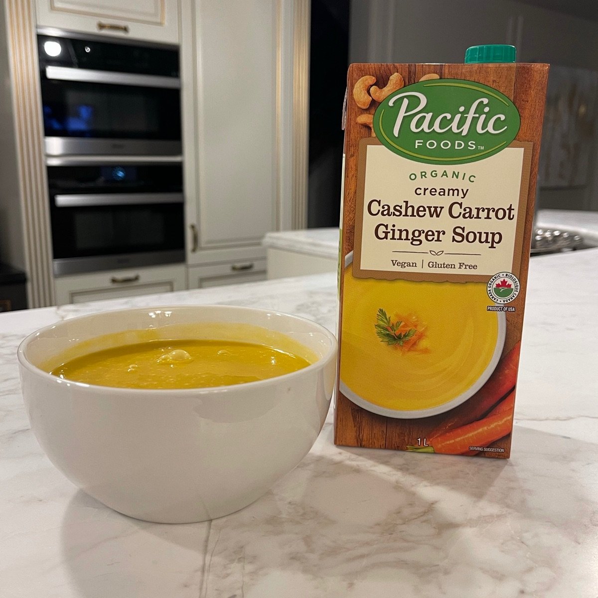 Pacific Foods Organic Cashew Carrot Ginger Soup Reviews | abillion