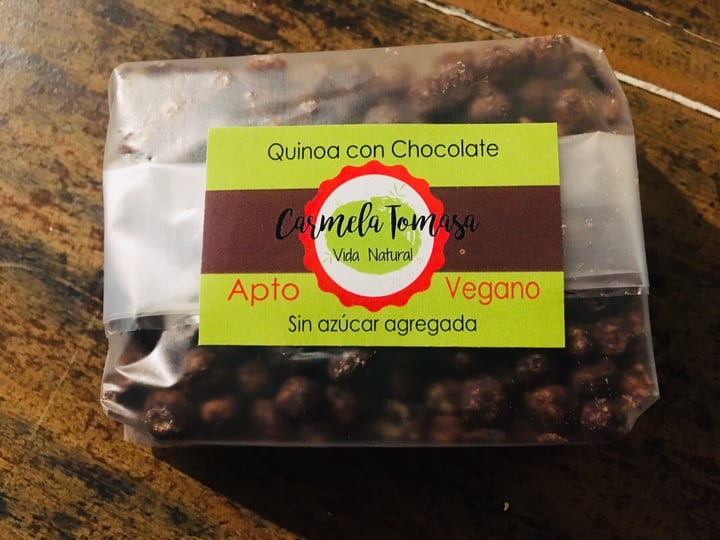 photo of Carmela Tomasa Barra de quinoa con chocolate shared by @loana on  16 Jul 2019 - review
