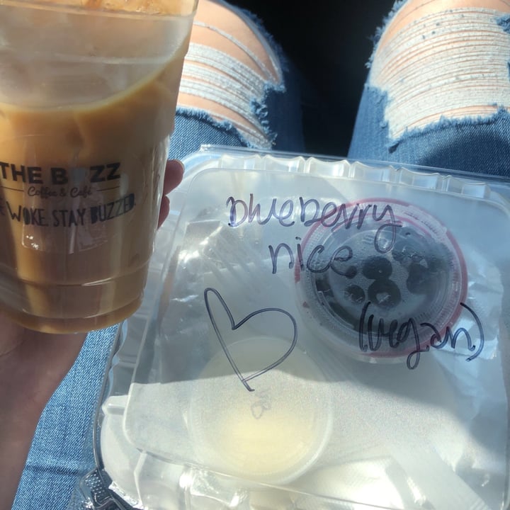 photo of The Buzz Coffee & Cafe Vegan Blueberry Nice shared by @nursevegan on  25 Jul 2021 - review