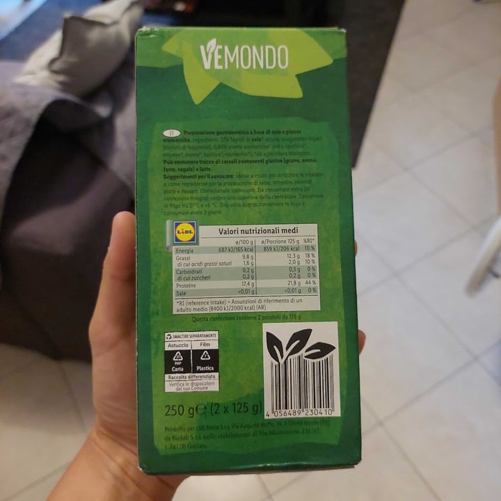 photo of Vemondo  tofu erbette shared by @nanai on  04 Aug 2022 - review