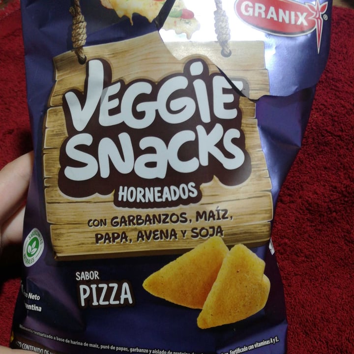 photo of Granix Veggie Snacks sabor Pizza shared by @privelv on  08 Oct 2020 - review