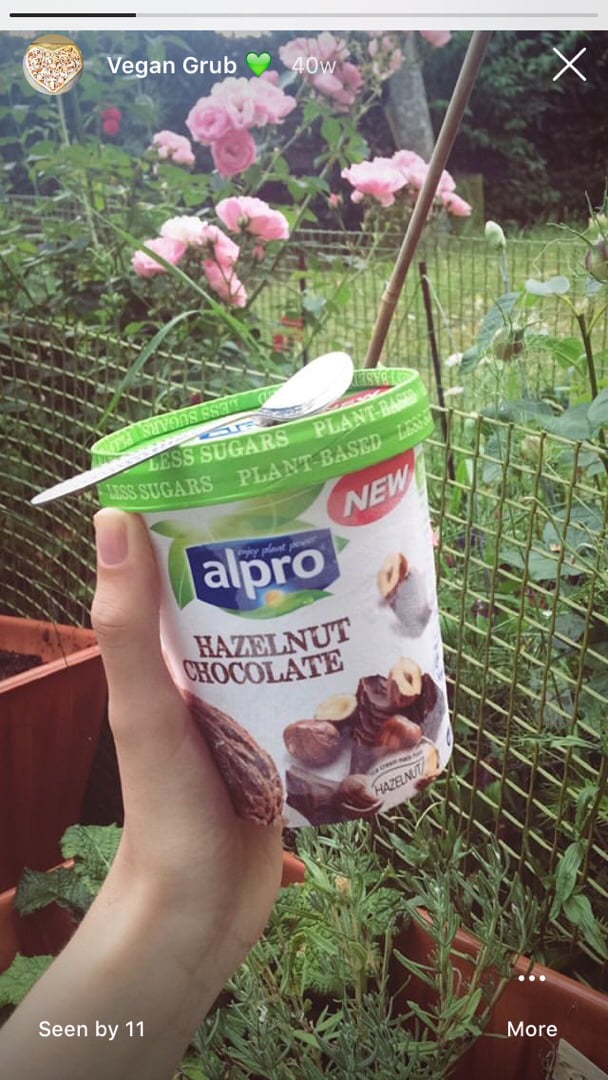 photo of Alpro Hazelnut Chocolate Ice Cream shared by @ghoulyprincess on  09 Apr 2019 - review