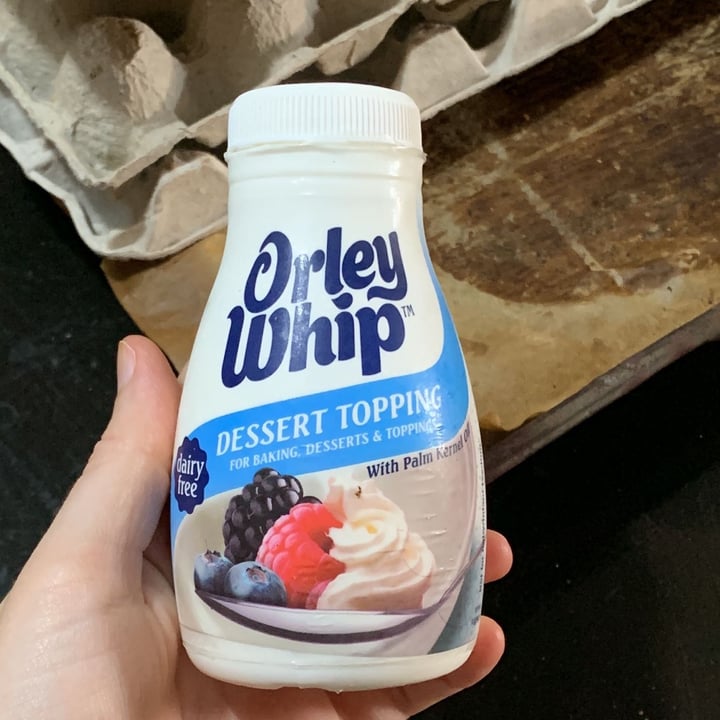 photo of Orley Whip Dairy-Free Cream Dessert Topping shared by @camirabier on  08 Feb 2022 - review