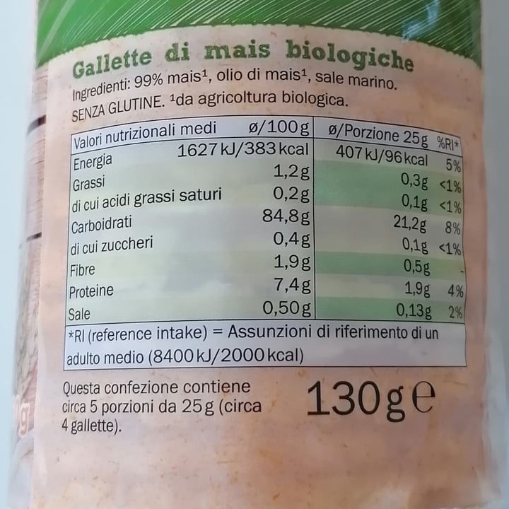review photo of Certossa Bio gallette di mais shared by @silviatova on 13 Jul 2022 - review