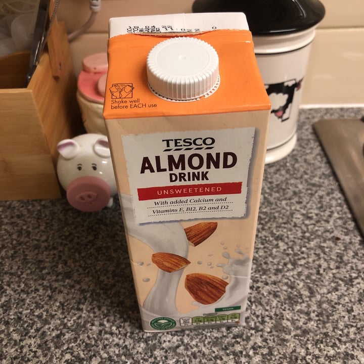 review photo of Tesco Almond milk (unsweetened) shared by @thedibeanci on 31 Aug 2021 - review