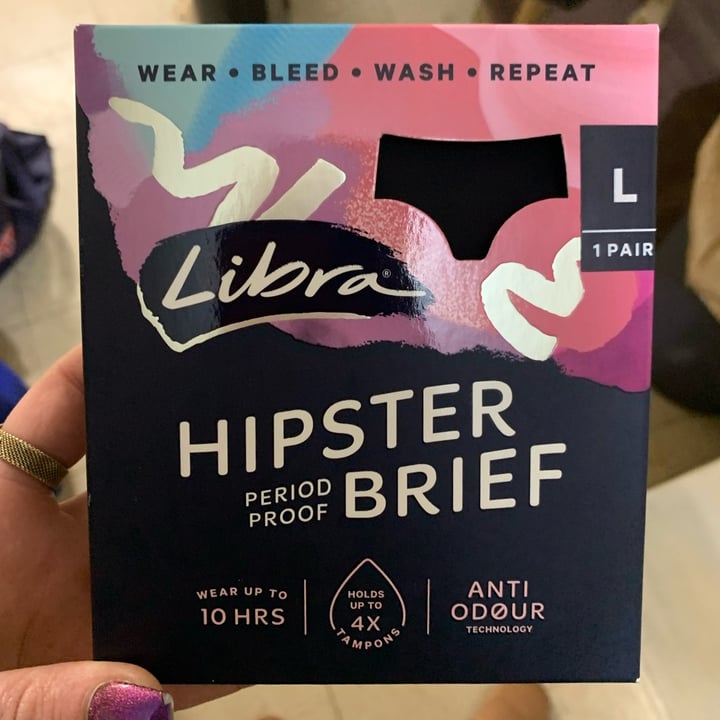 review photo of libra Period Proof Hipster Briefs shared by @vejazzy on 20 Jul 2022 - review