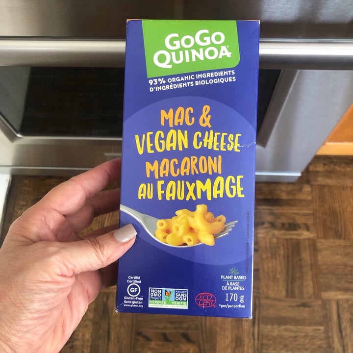 review photo of GoGo Quinoa Mac & vegan cheese shared by @trilby on 30 Jul 2021 - review