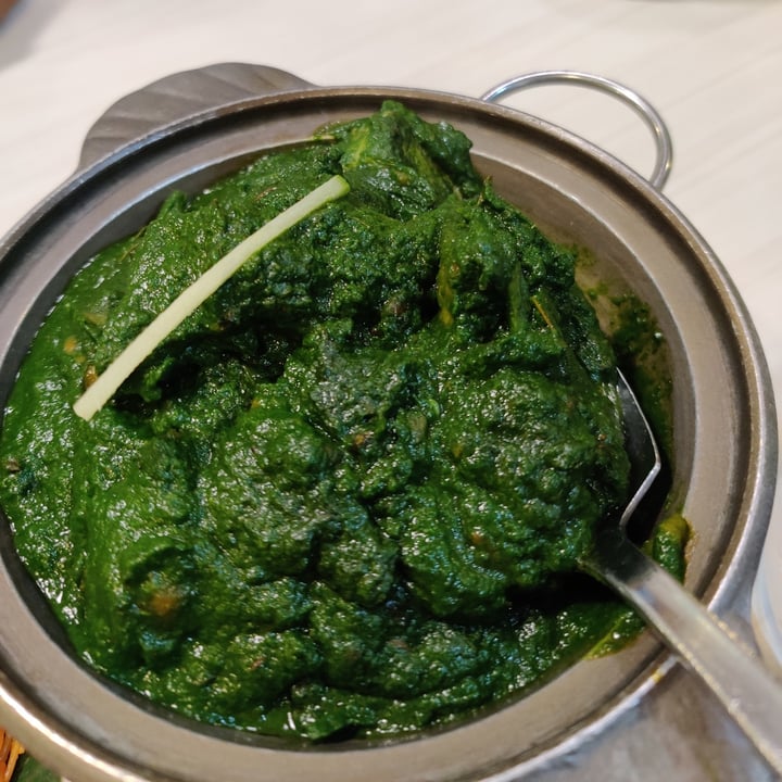 photo of Gokul Vegetarian Restaurant Palak Aloo shared by @fourdollars on  25 Jan 2021 - review