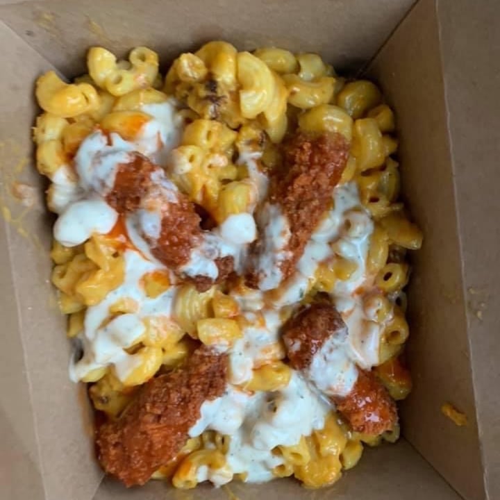 review photo of Birch Bark Eatery Buffalo mac n cheese shared by @tyelocks on 04 Jan 2021 - review
