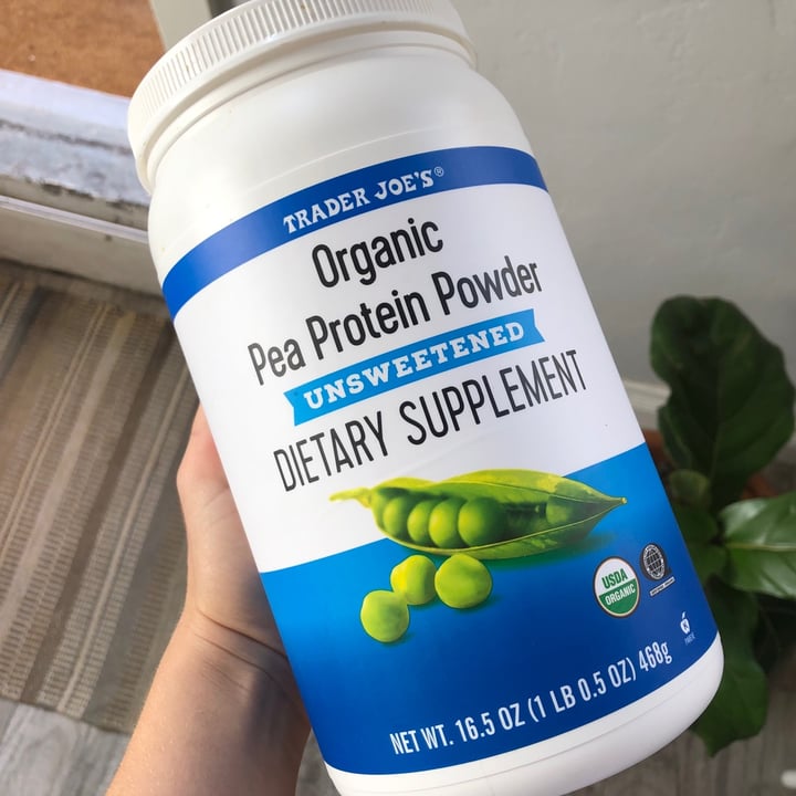 photo of Trader Joe's Organic Unsweetened Pea Protein shared by @smallbird on  09 Jul 2021 - review