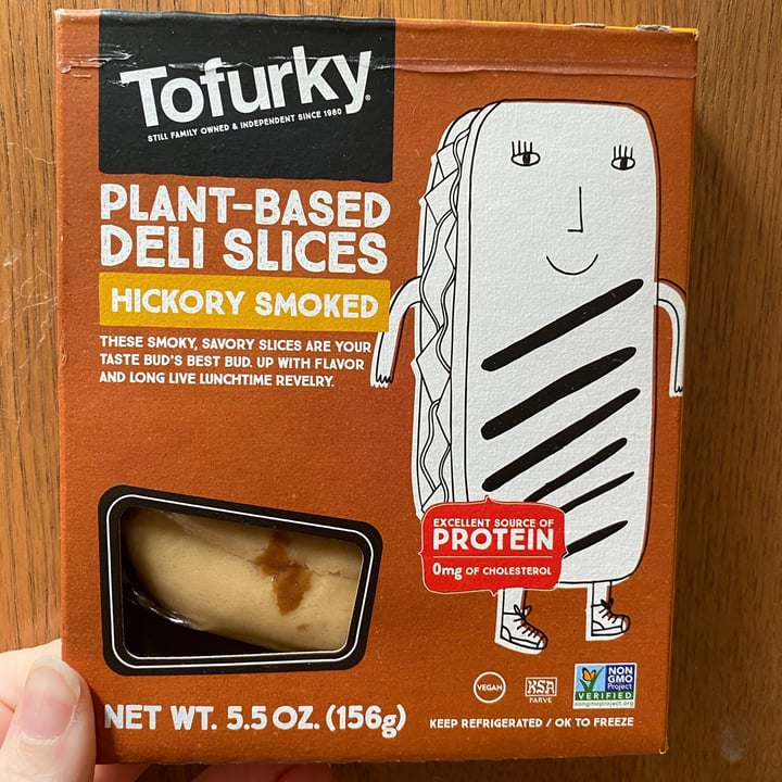photo of Tofurky Plant Based Deli Slices Hickory  Smoked shared by @ilovecrittercreekfs on  27 Apr 2020 - review