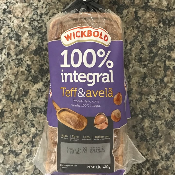 review photo of Wickbold Pão teff & Avelã shared by @gabdsb on 12 Feb 2022 - review