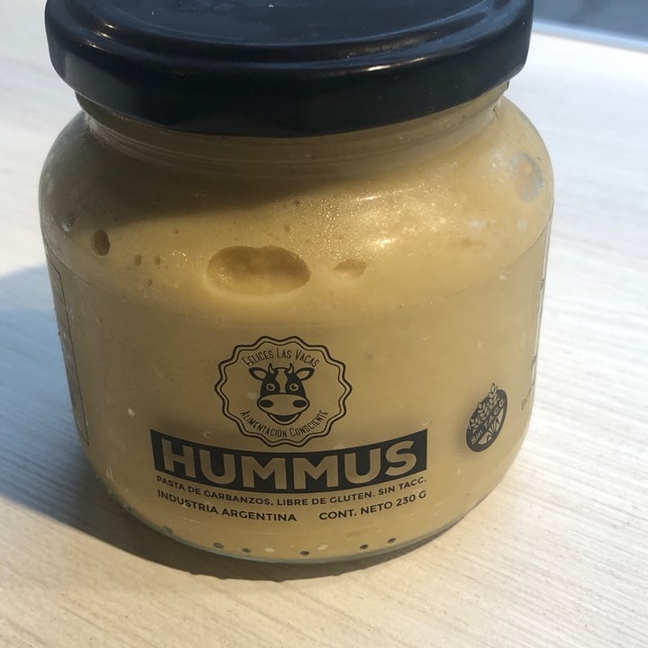 photo of Felices Las Vacas Hummus shared by @avellana363 on  30 Apr 2021 - review