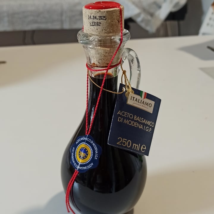 photo of Italiamo Aceto balsamico di modena I.G.P. shared by @silviagastaldi on  17 Aug 2022 - review