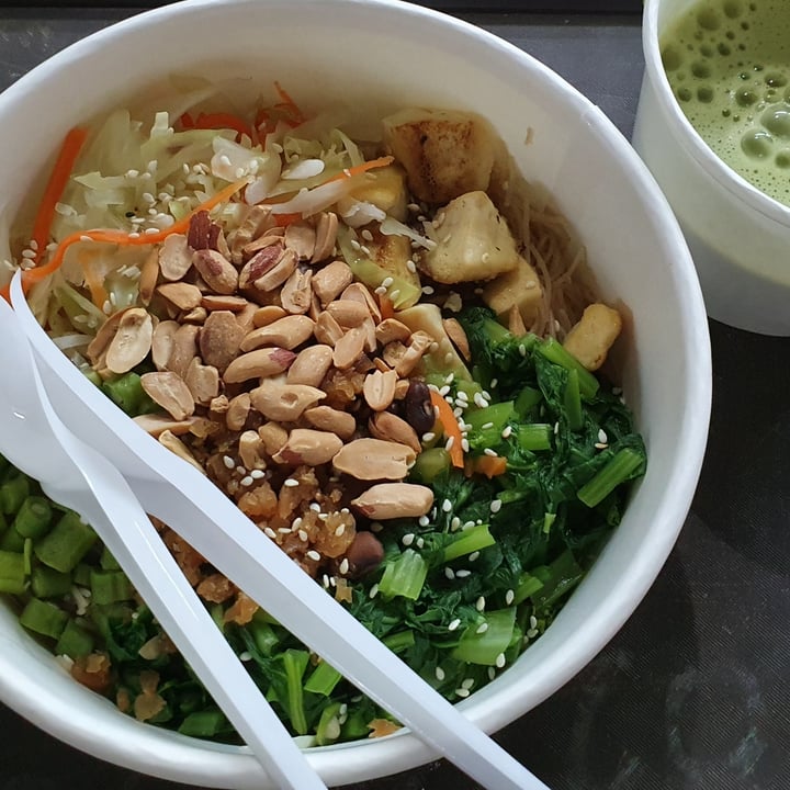 review photo of Living Wholesome Vegetarian (Thunder Tea Rice) Thunder Tea Bee Hoon Set shared by @bumbumbee on 26 Apr 2021 - review