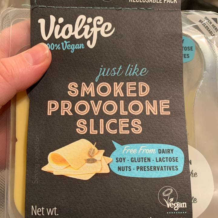 photo of Violife Smoked Provolone Slices shared by @friendlyvegan on  29 Nov 2022 - review