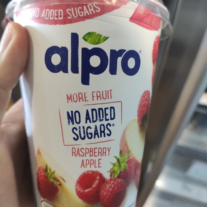 photo of Alpro Raspberry apple yogurt shared by @elisaholmes on  16 Mar 2022 - review