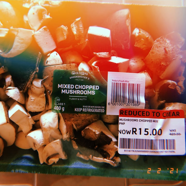 photo of Pick n Pay Mixed chopped mushrooms shared by @jacaranda9 on  02 Feb 2021 - review