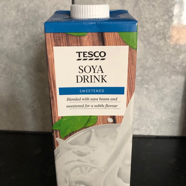 photo of Tesco Soya drink sweetened shared by @kalima on  29 Apr 2020 - review