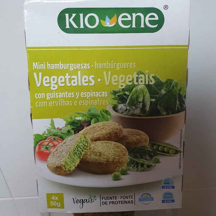 photo of Kioene Mini hamburguesas de guisantes y espinacas shared by @roicc on  11 Sep 2021 - review