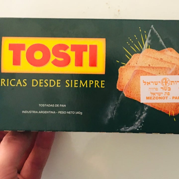 photo of Tosti Clasicas en caja shared by @vforvegan on  14 Jun 2021 - review