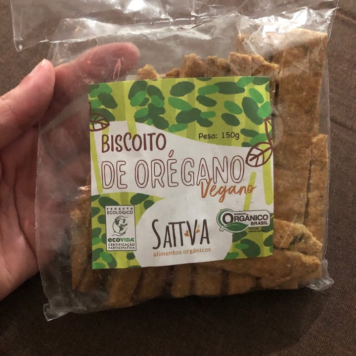 review photo of Sattva Alimentos Orgânicos Biscoito de Orégano Vegano shared by @carolfc on 29 Apr 2022 - review
