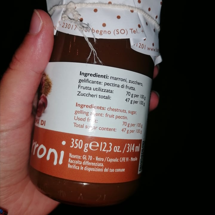 review photo of Valtellina sapori di montagna confettura extra di marroni shared by @giulianera on 29 Sep 2022 - review