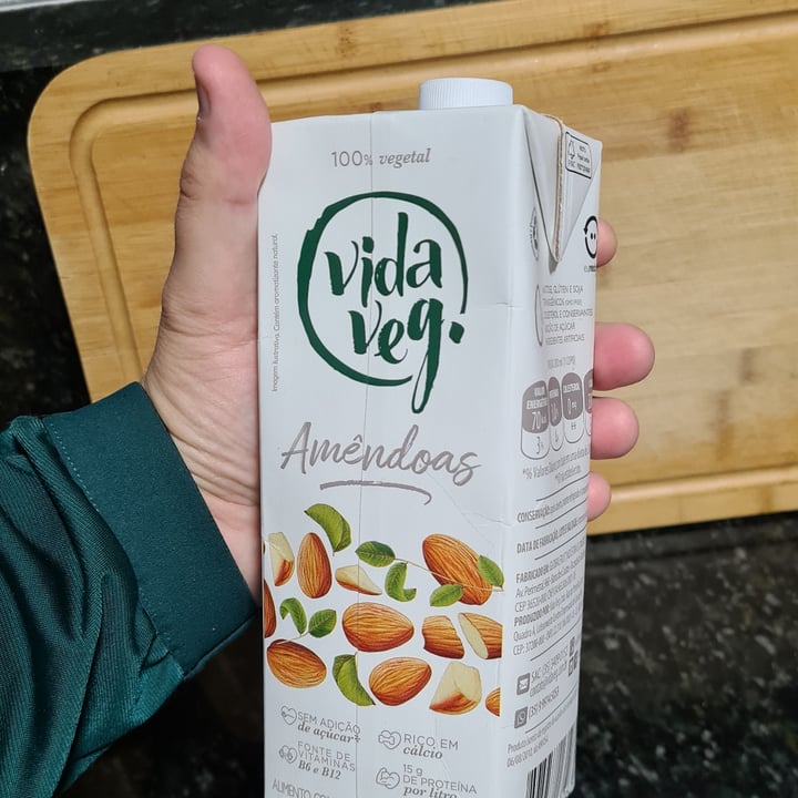 photo of Vida Veg Amêndoas shared by @fabiochaves on  17 Apr 2022 - review