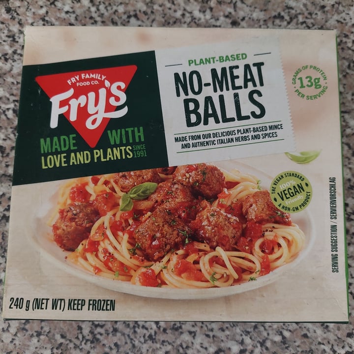 photo of Fry's Family Food No-meat Balls shared by @hippiegirl on  16 Jan 2022 - review