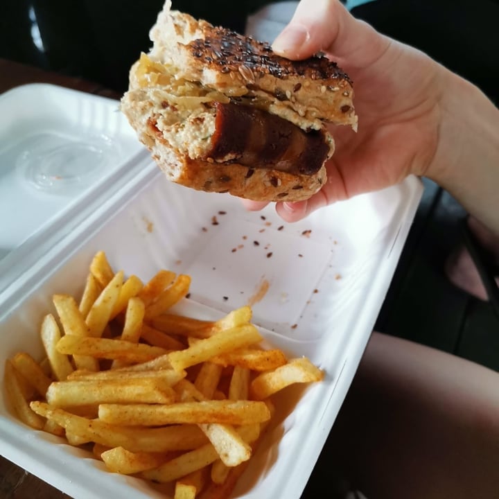 photo of The Fussy Vegan 'Bacon' tofu sub shared by @kimberlymcalpine on  17 Nov 2021 - review