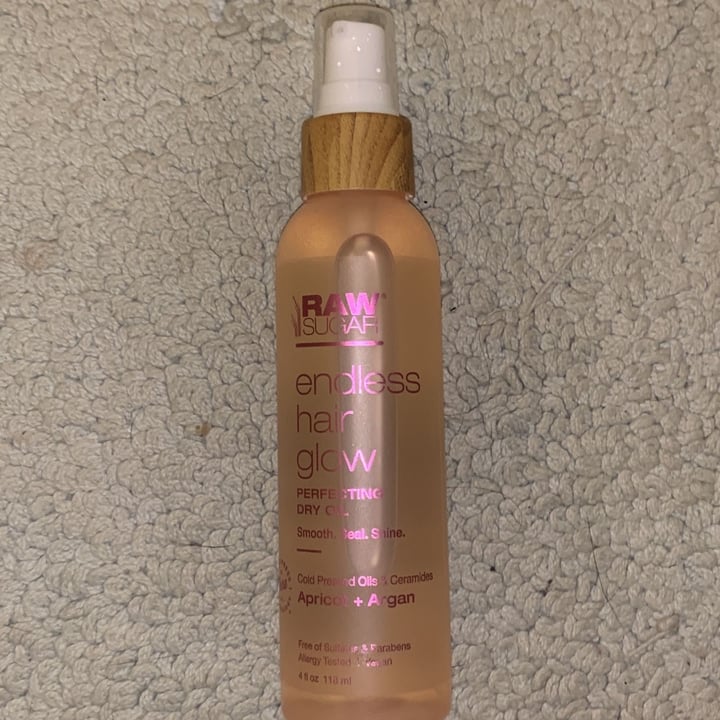 photo of Raw Sugar Endless Hair Glow - Perfecting Dry Oil - Apricot+Argan shared by @angelicafanara on  12 Mar 2022 - review
