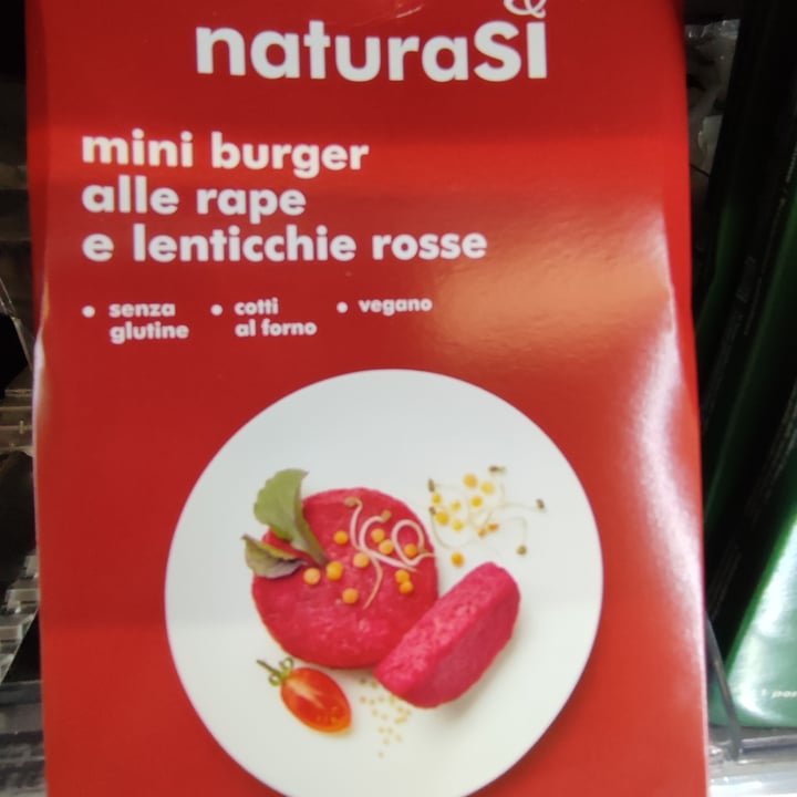 photo of Natura Sì miniburger Con Rapa E Lenticchie Rosse shared by @claudia61 on  02 Jun 2022 - review