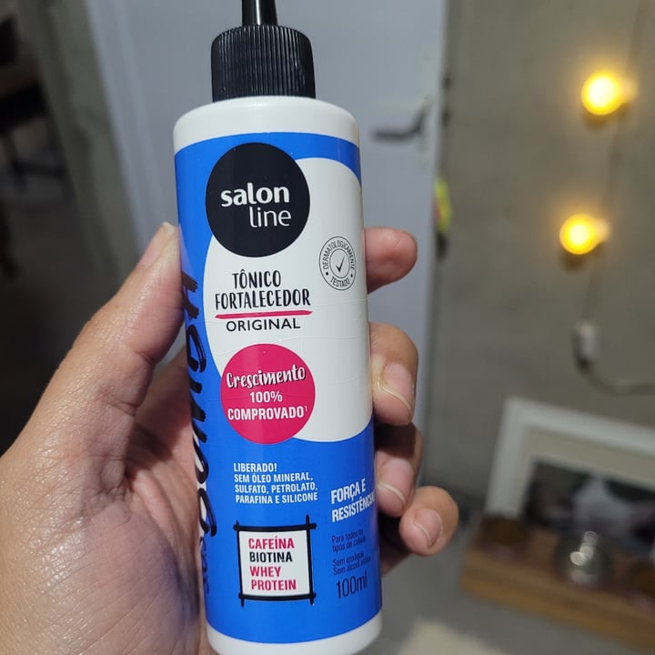 photo of Salon line Tônico Fortalecedor S.O.S Bomba Crescimento shared by @larissaoliveg on  07 Apr 2022 - review