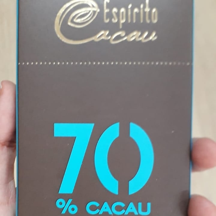 photo of Espírito Cacau Chocolate 70% shared by @elizacezana on  14 May 2022 - review