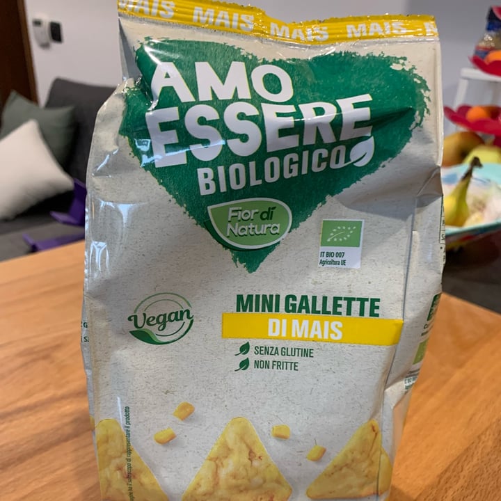 photo of Amo Essere Biologico Fior Di Natura mini gallette mais shared by @marig on  19 Jun 2022 - review