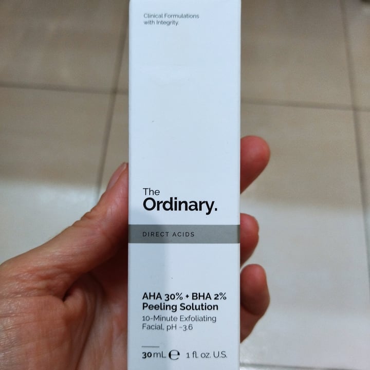 photo of The Ordinary AHA 30% + BHA 2% Peeling Solution shared by @picaravegz on  26 Jul 2021 - review