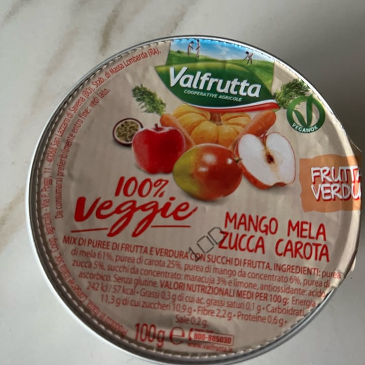 review photo of Valfrutta Frutta + Verdura Mango Mela Zucca Carota shared by @lucia2510 on 25 Nov 2022 - review