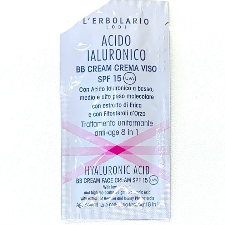 L'Erbolario Acido ialuronico BB cream crema viso SPF 15 Review | abillion
