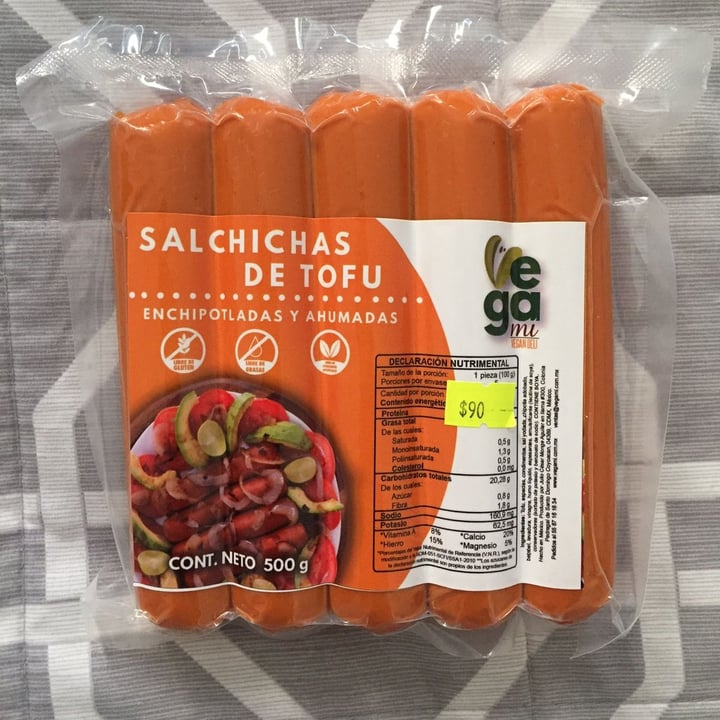 photo of Vegami Salchichas de Tofu shared by @zullybee on  14 May 2022 - review
