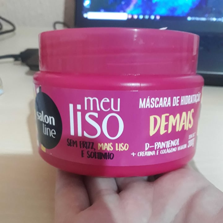 review photo of Salon line Mascara De Hidratação - Meu Liso demais shared by @nicollefs on 14 May 2022 - review