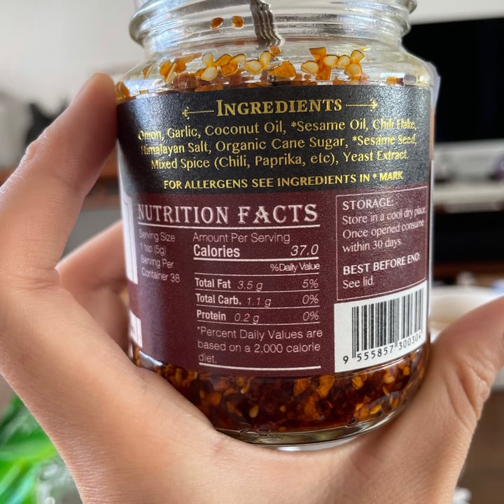 photo of Toh's Daily Chili Garlic shared by @munch on  16 Jun 2021 - review