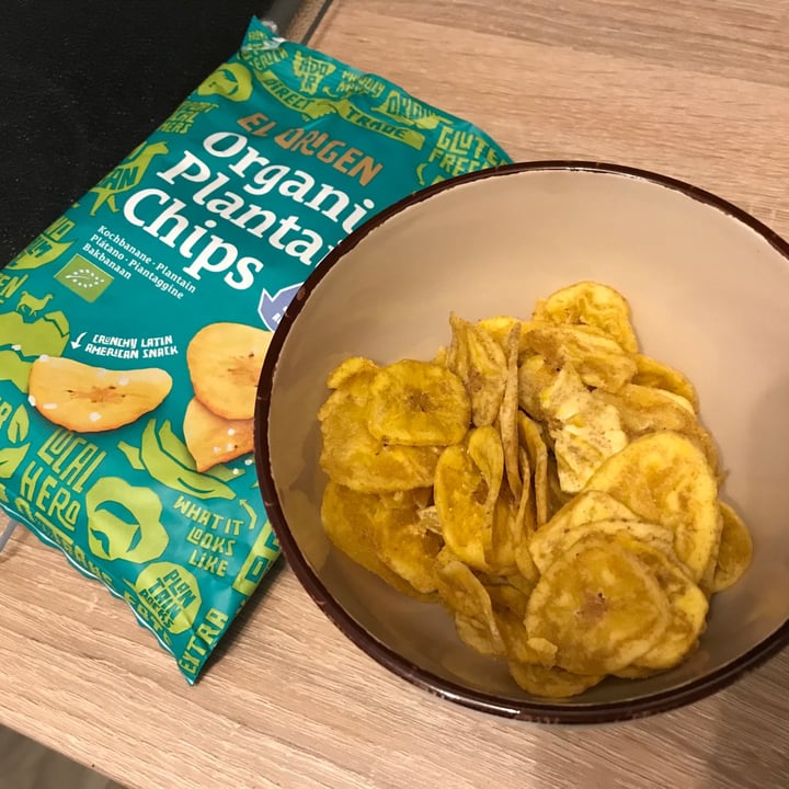 photo of El Origen Organic Plantain Chips salty shared by @daikini on  04 Mar 2022 - review