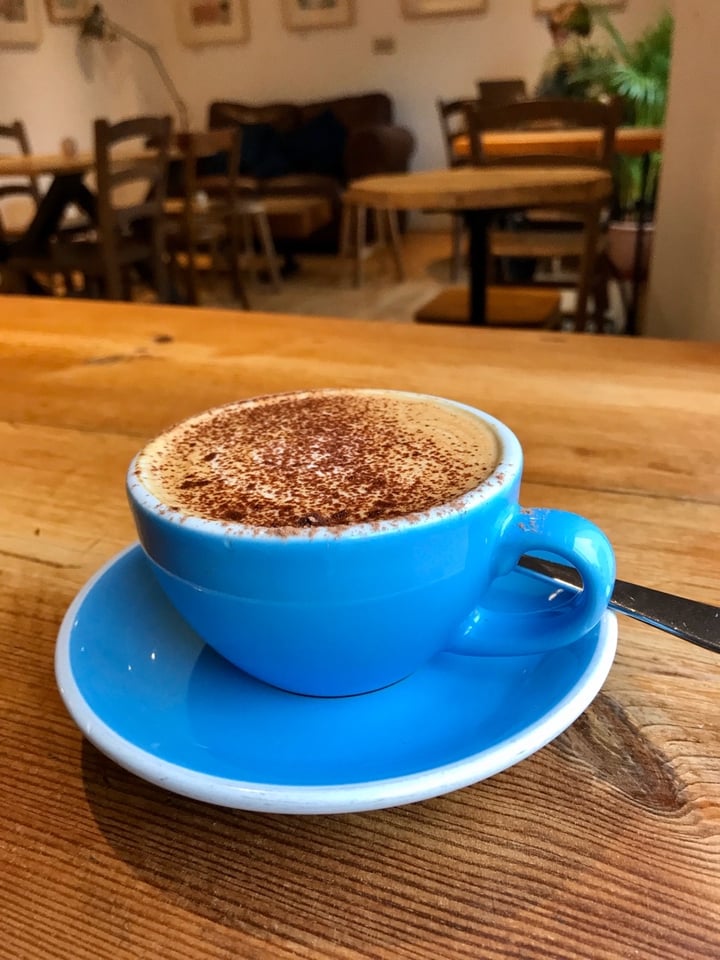 photo of The Locker Cafe Vegan Cappuccino shared by @camveg2020 on  15 Jan 2020 - review