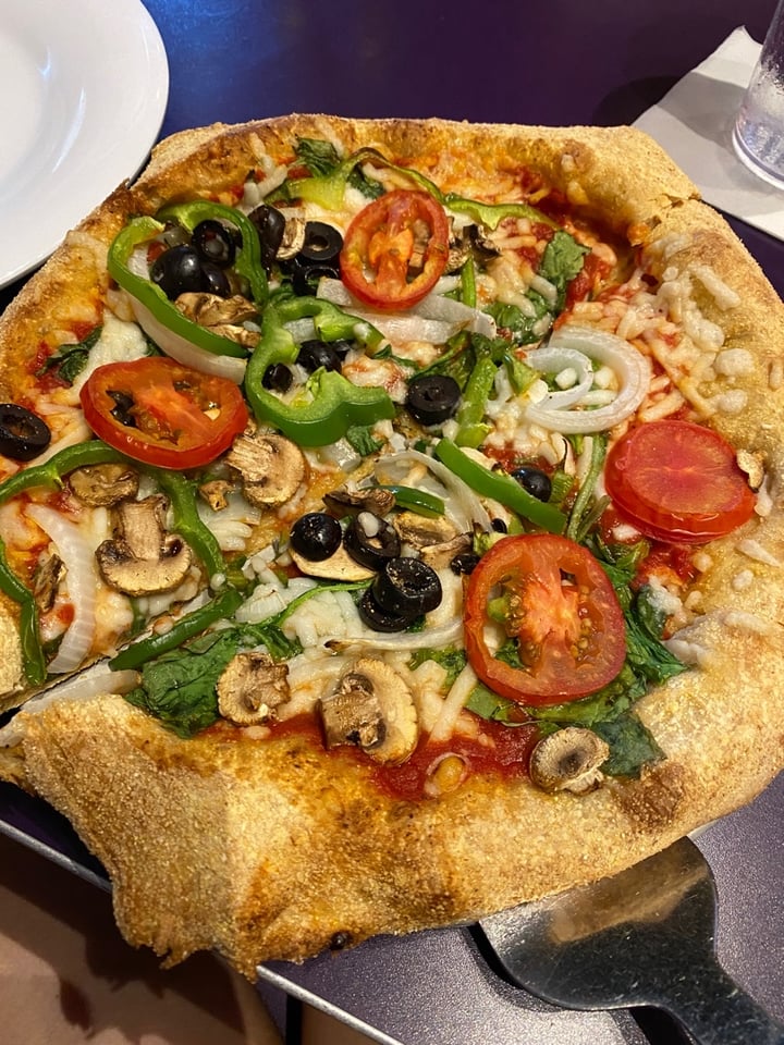 photo of Mellow Mushroom Veggie Pizza shared by @avogeek on  19 Aug 2020 - review