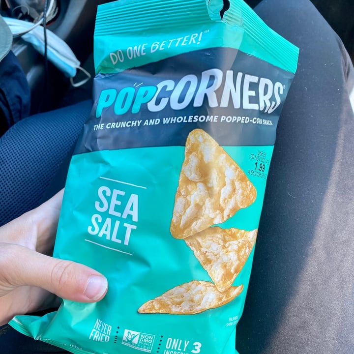 photo of PopCorners Sea Salt pop corn shared by @curvycarbivore on  17 May 2021 - review
