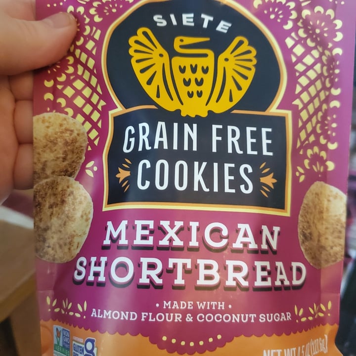 Siete Family Foods Grain free Mexican shortbread cookies Review