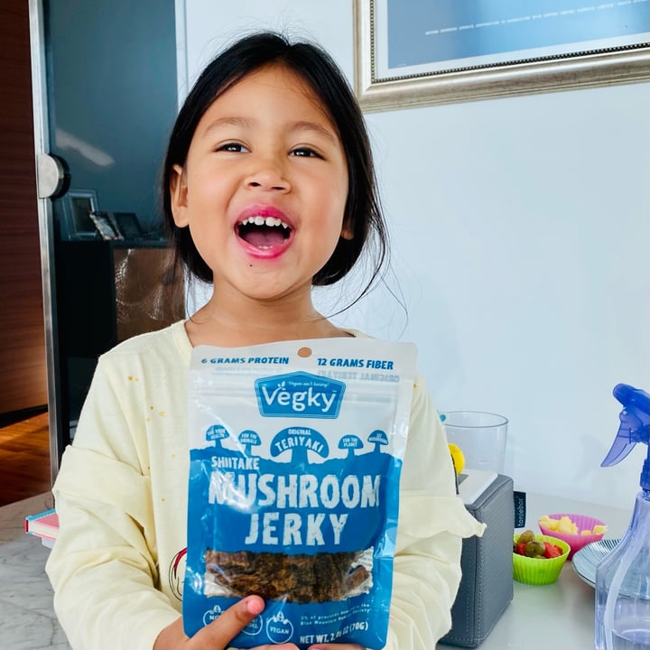 photo of Vegky Original Mushroom Jerky shared by @olympiasplate on  25 Aug 2022 - review