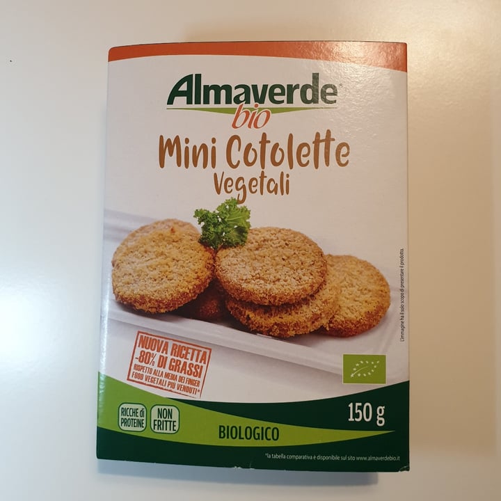 photo of Almaverdebio Mini cotolette vegetali shared by @francescazg on  24 Apr 2021 - review