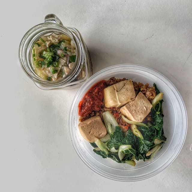 Foto del plato “Bak Kut Teh Soup with Yam Rice”